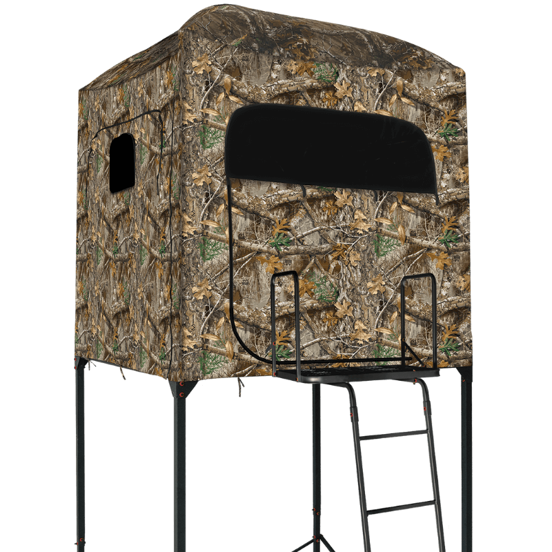 The Hideout 7 Deluxe Quad Pod With Blind Enclosure Primal Treestands